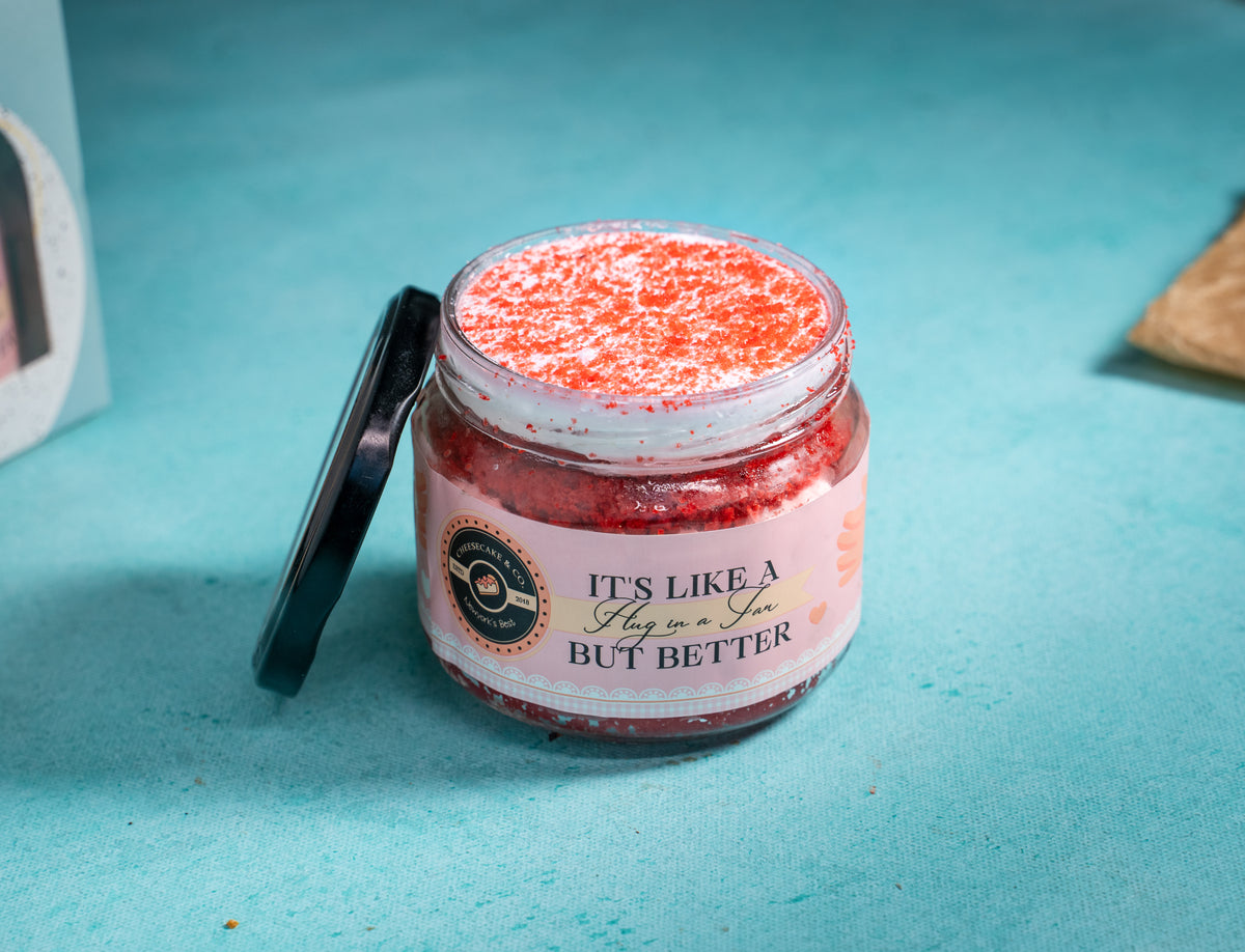 Red Velvet Cake Jar