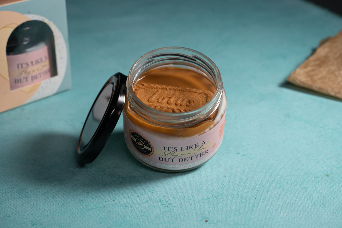 Lotus Biscoff Baked Cheesecake Jar