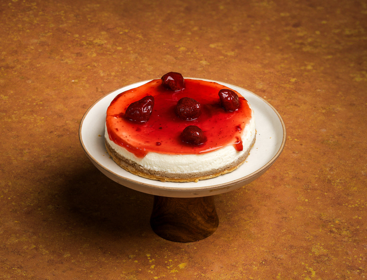 Strawberry Baked Cheesecake