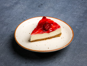 Strawberry Baked Cheesecake Slice